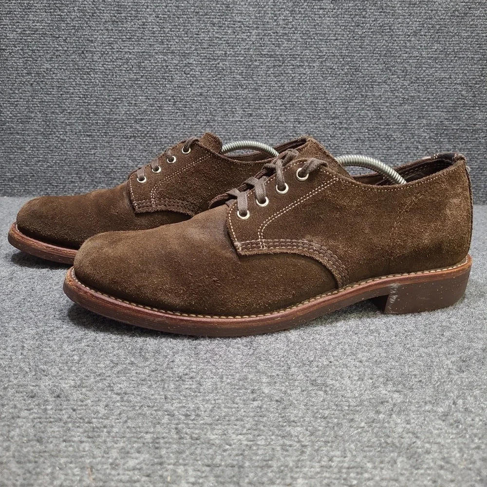CHIPPEWA CHOCOLATE MOSS SUEDE 1901M75 Men's US 11.5D USA made